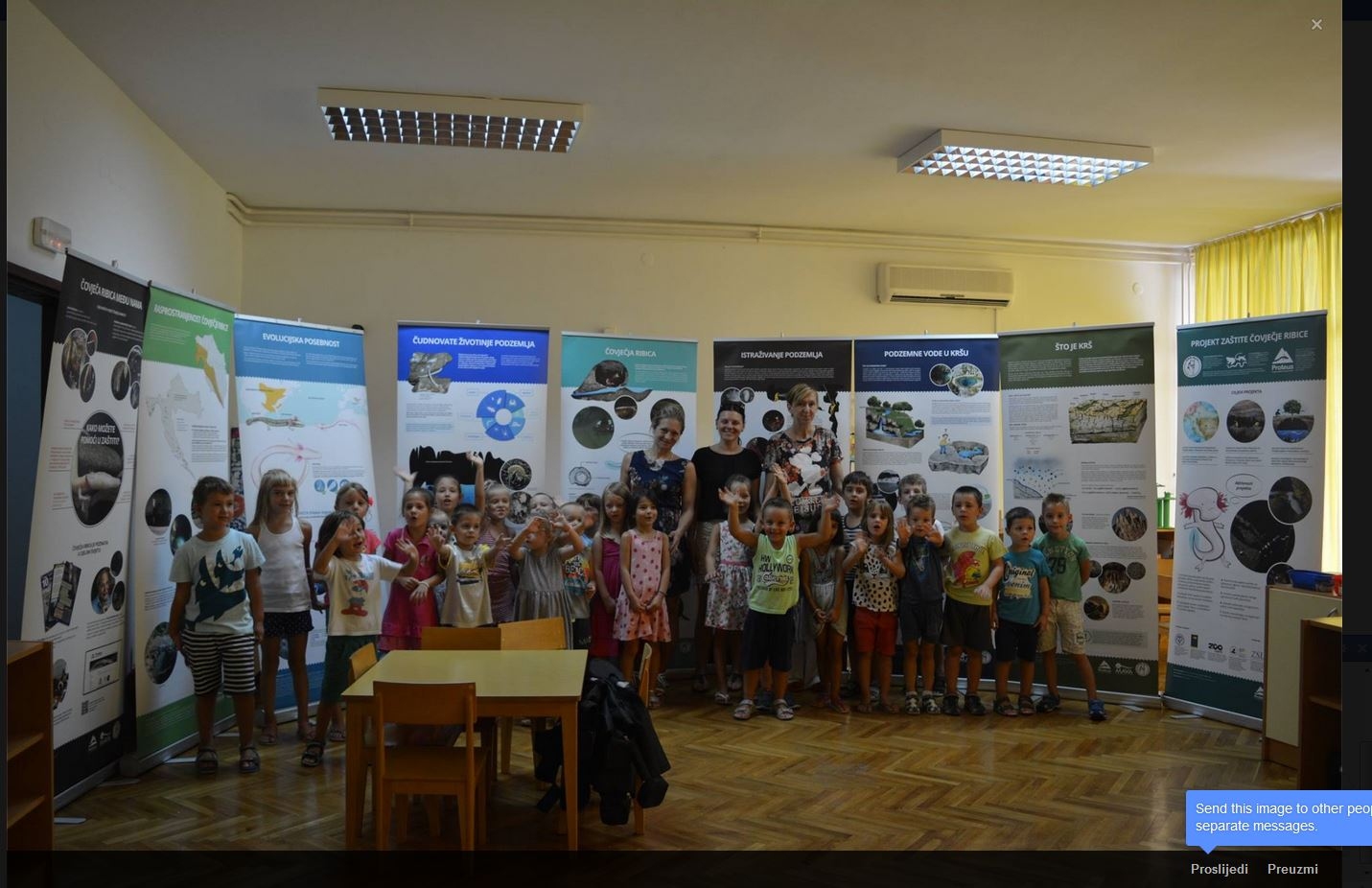 Otvorenje izložbe Hrvatskog herpetološkog društva Hyla „Podzemlje i čovječja ribica“
