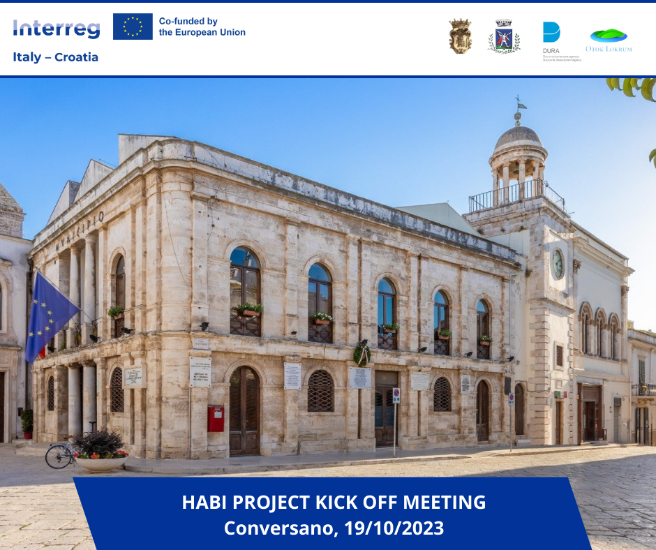 MEĐUNARODNI PROJEKT INTERREG HABI Početni sastanak u Conversanu